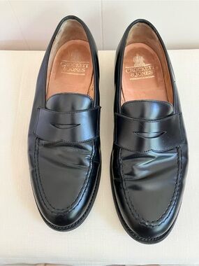 Crockett & Jones Morocco Woven Leather Bit Loafers Black Size 9 Crockett and jones loafer - Gem main image 3